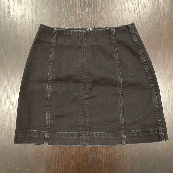 🖤🍂 Wild Fable Black Denim Skirt - 00/XS 🍂🖤 - Picture 1 of 3